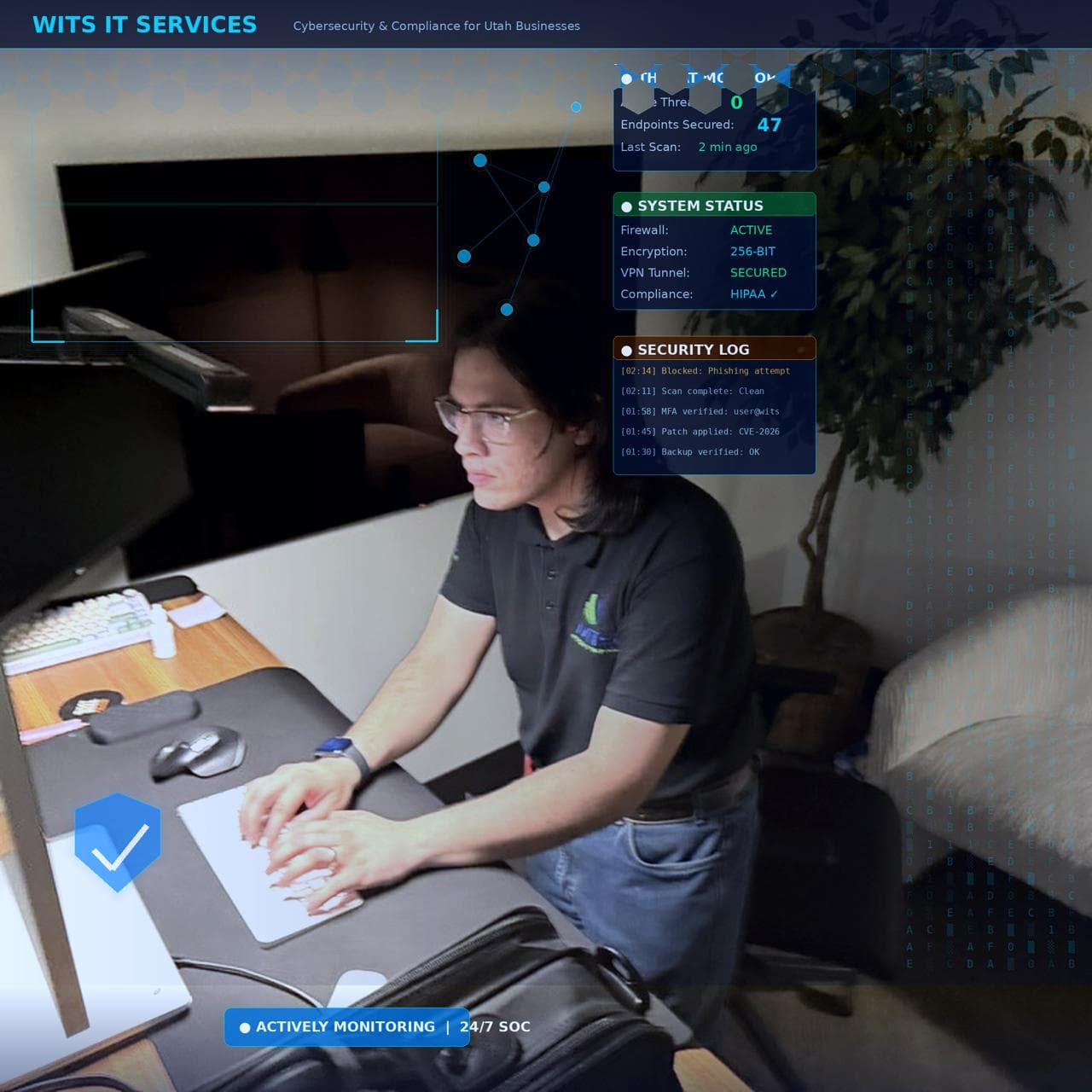 Cybersecurity Services & Compliance for Utah Businesses — WITS IT Services