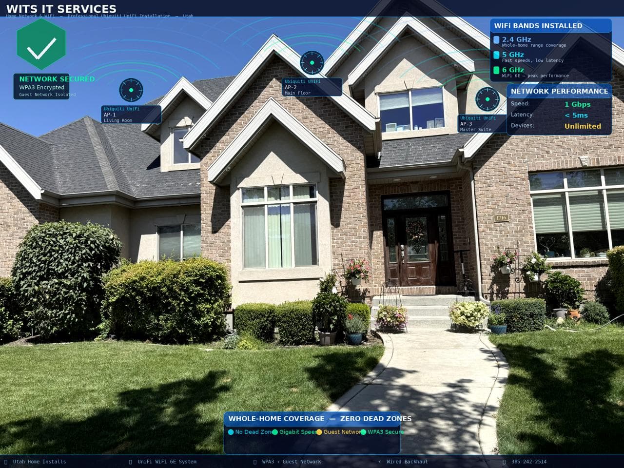 Home Network & WiFi Installation in Utah — WITS IT Services
